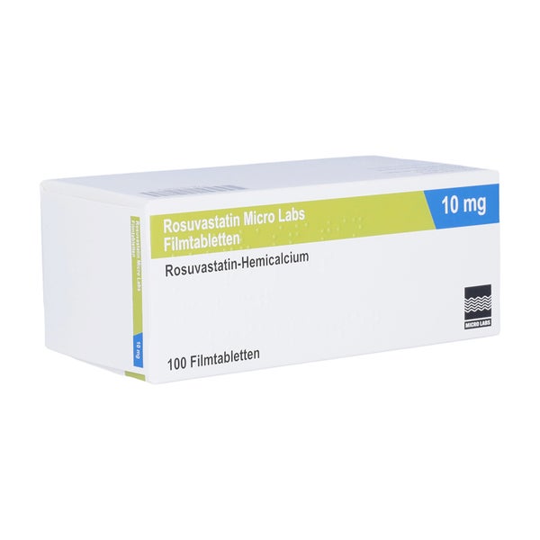 ROSUVASTATIN Micro Labs 10 mg Filmtabletten 100 St