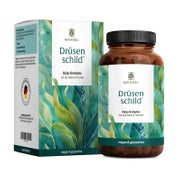 Produktabbildung: Schilddrüse Komplex mit Jod (Kelp Extrakt), Thymian & Selen - DRÜSENSCHILD - 180 vegane hochdosierte Kapseln - NATURTREU® 180 St