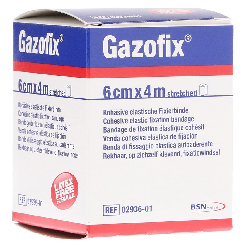 Gazofix Fixierbinde kohäsiv 6 cm x 4 m 1 St