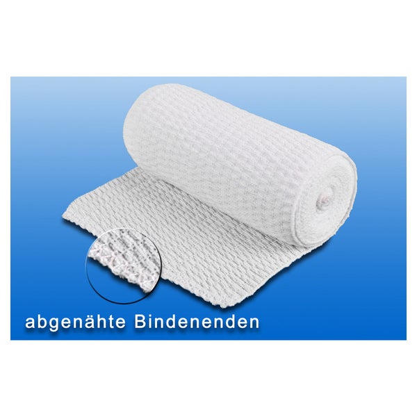 NOBA Universalbinde Mittelzugbinde in Folie 10 Stück - 5 m x 6 cm 10 St