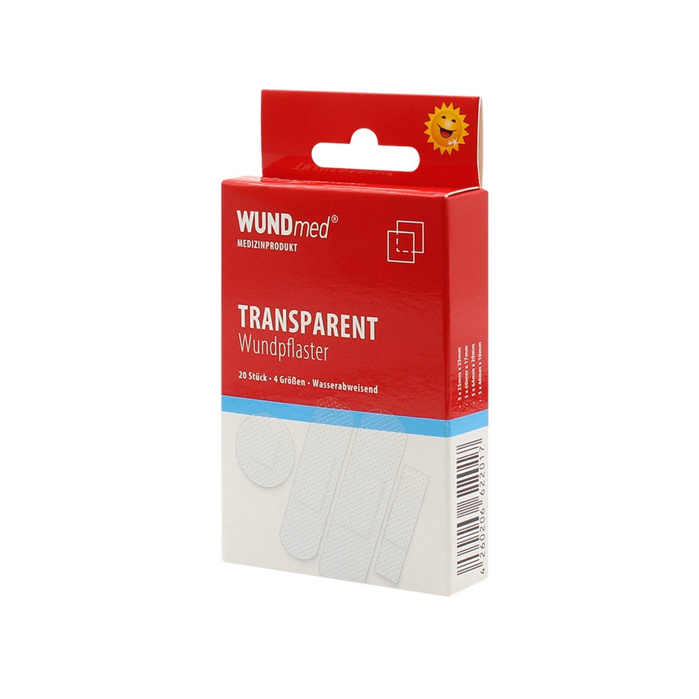 Wundpflaster "Transparent", 20 Stück von WUNDmed®