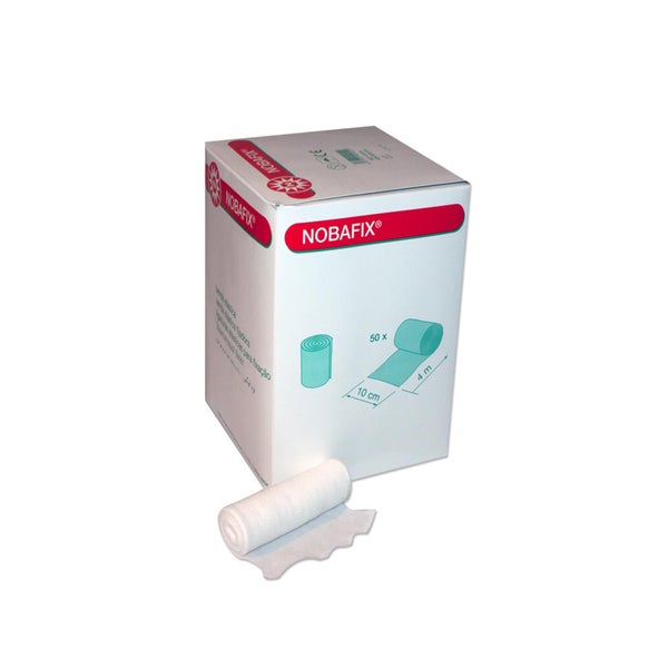 NOBA Nobafix elastische Fixierbinden Großverbraucherpackung ohne Folie 50 Stück - 10 cm x 4 m 50 St