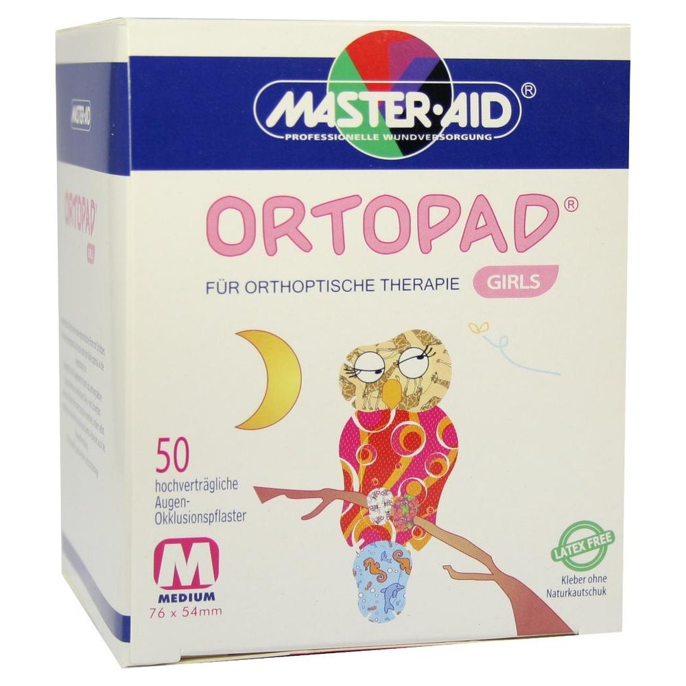 Ortopad for Girls medium Augenokklusions 50 St