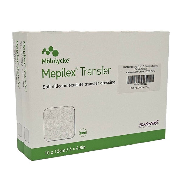 Mepilex Transfer Schaumverband 10x12 cm 10 St