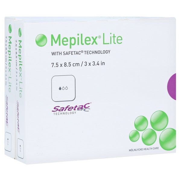 Mepilex Lite Schaumverband 7,5x8,5 cm st 10 St
