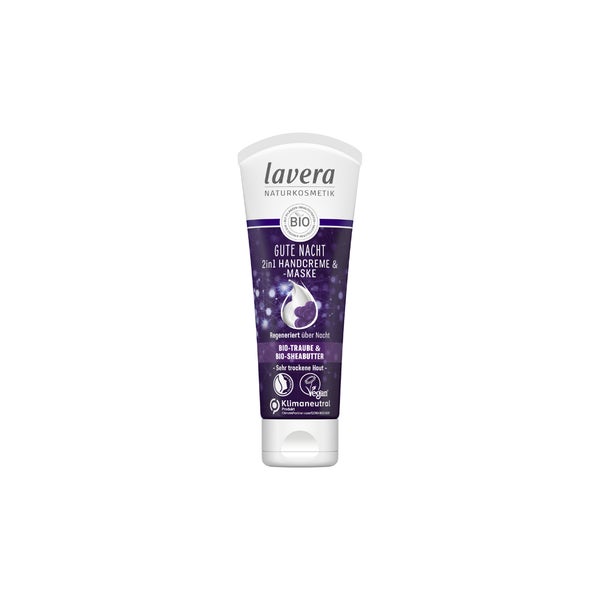 Lavera Gute Nacht 2in1 Handcreme & -maske Dt 75 ml