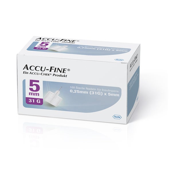 ACCU FINE sterile Nadeln 5 mm 100 St