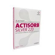 Actisorb 220 Silver 6,5x9,5 cm steril Ko 10 St