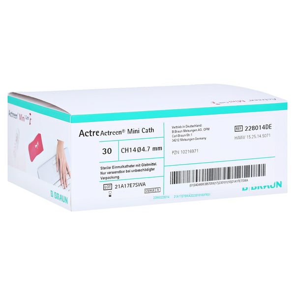 Actreen Mini Cath Ch 14 30 St