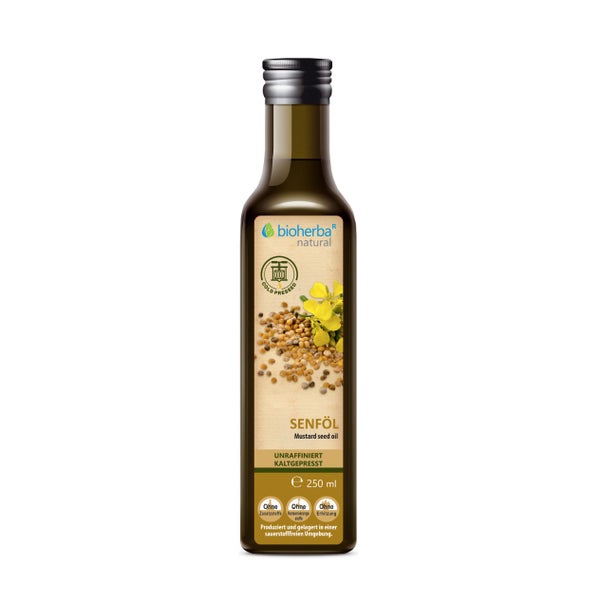 Bioherba Senföl kaltgepresst – Natürliches Senföl 250 ml