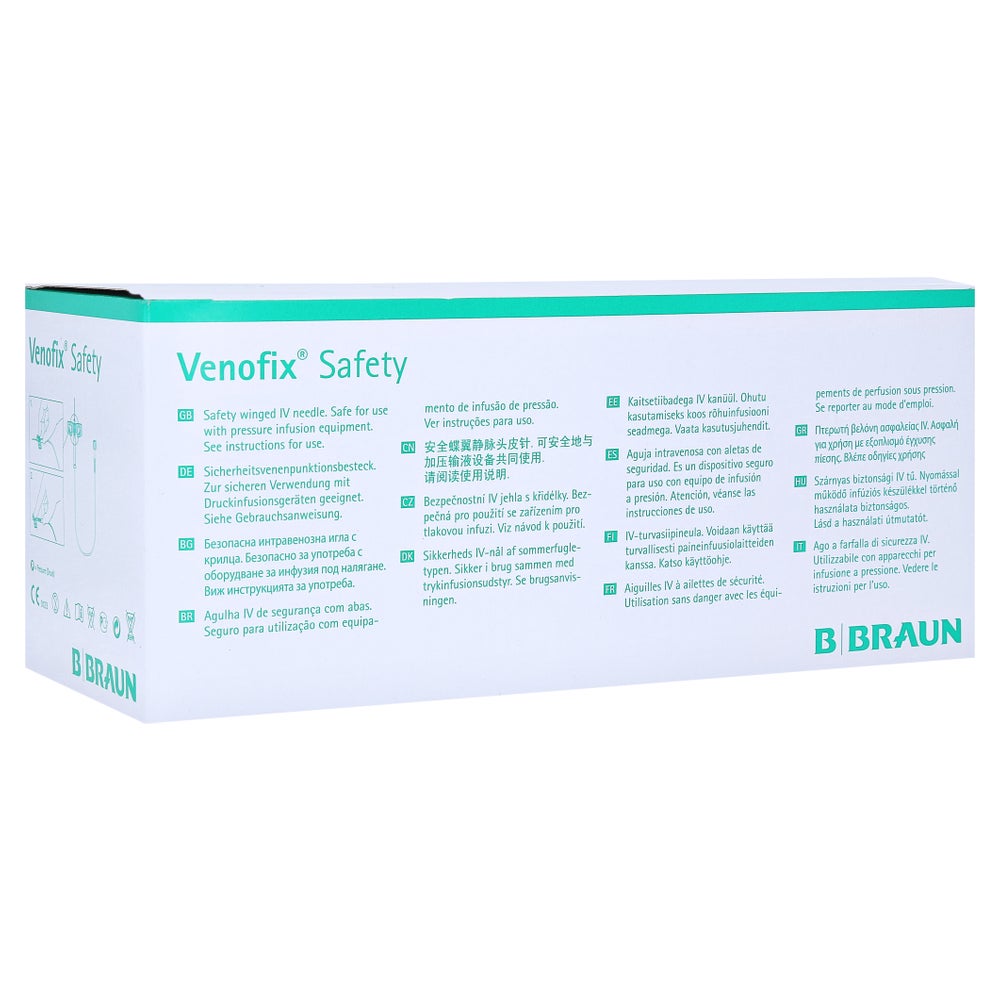 Venofix Safety Venenpunkt.23 G 0,65 mm 50 St