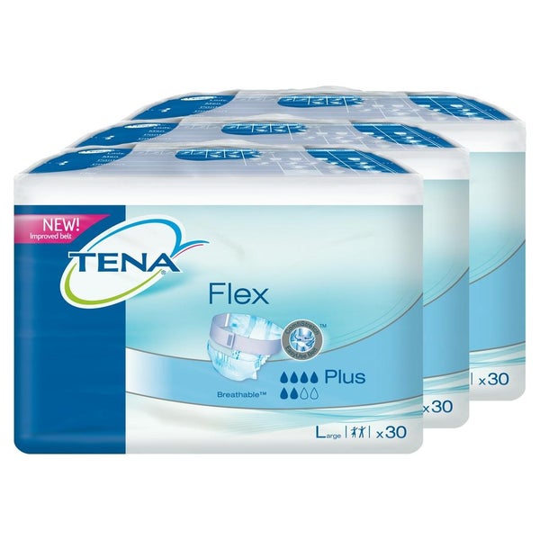TENA ProSkin Flex Plus Inkontinenzvorlage mit Hüftbund L, 30 Stück 3X30 St