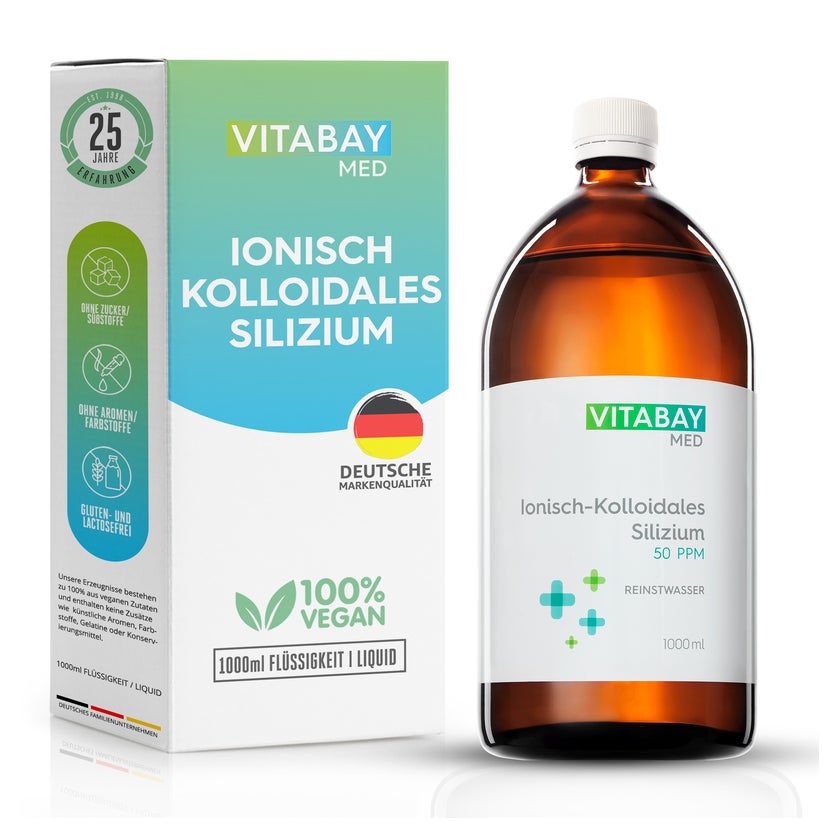 Kolloidales Silizium 50 Ppm Reinheitsstufe 99.99 % 1000 ml