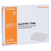Allevyn Thin 5x6 cm dünne Wundauflage 10 St