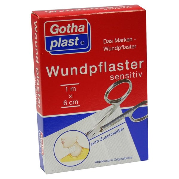 Gothaplast Wundpflaster sensitiv 1mx6cm 1 St