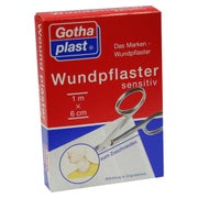 Gothaplast Wundpflaster sensitiv 1mx6cm 1 St