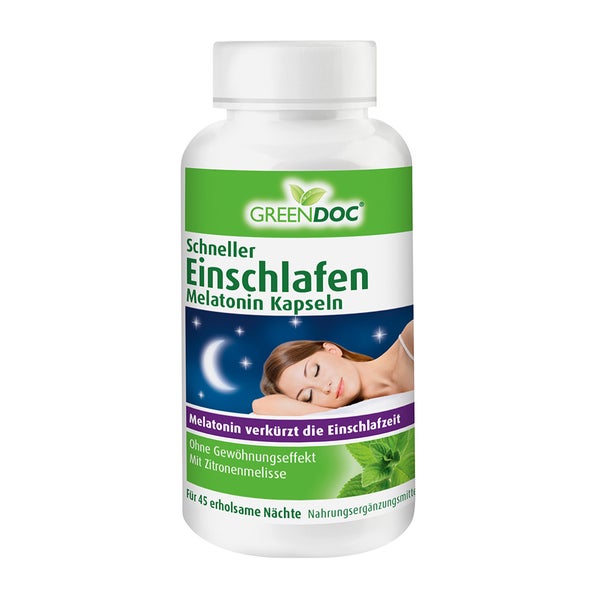 Greendoc Schneller Einschlafen Melatonin 90 St