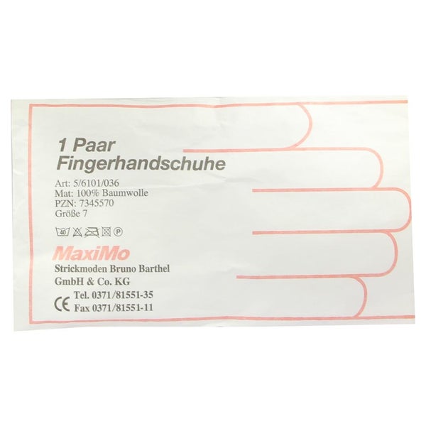 Handschuhe Baumwolle Gr.7 Überlänge 2 St