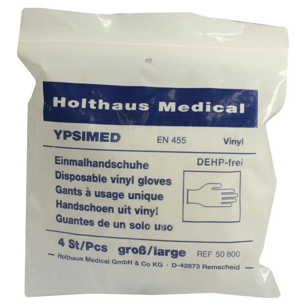 Handschuhe Einmal Ypsimed Vinyl groß 4 St