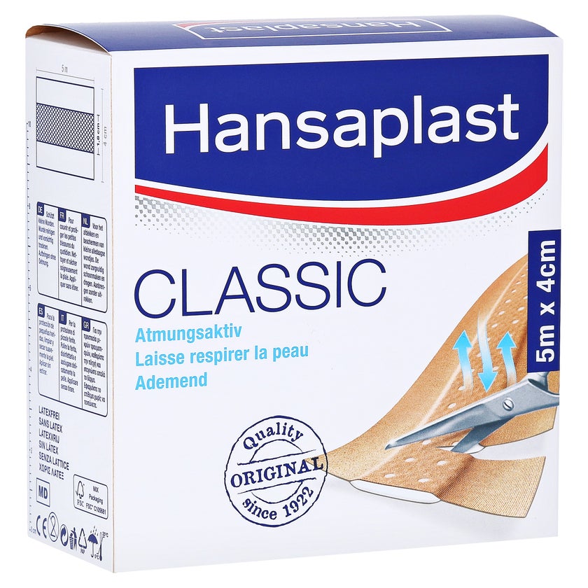 Hansaplast Classic Pflaster 4 cmx5 m 1 St