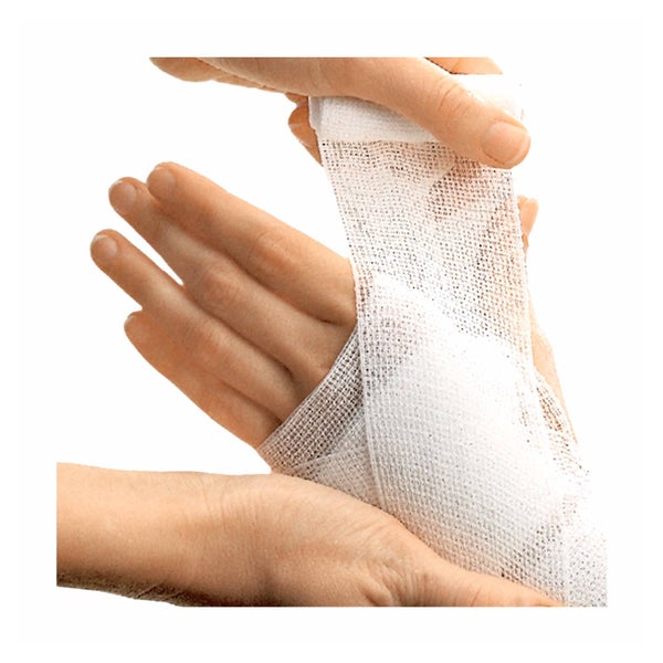 Lohmann & Rauscher Mollelast Fixierbinde, elastisch, weiß, steril - 1 Packung = 20 Stück, einzeln eingesiegelt, Maße: 6 cm x 4 m 20 St