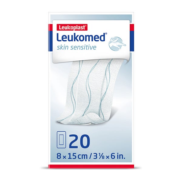 Leukomed skin Sensitive steril 8x15 cm 20 St