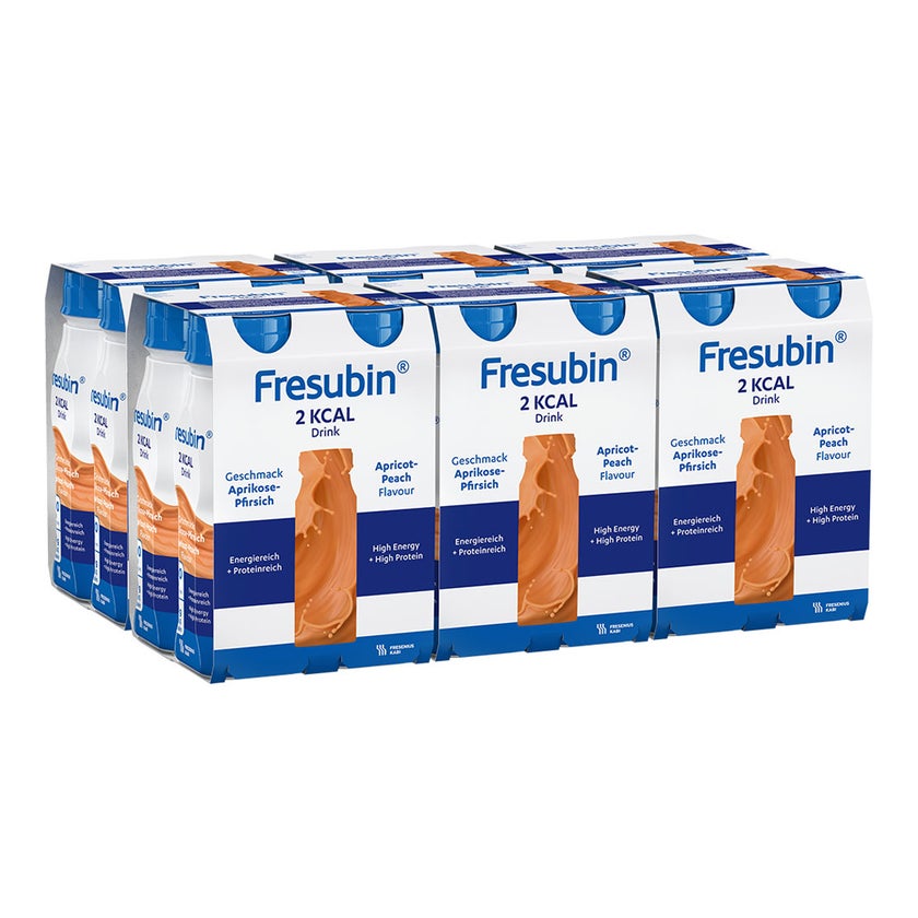 Fresubin 2 kcal  Aprikose-Pfirsich hochkalorische Trinknahrung 24X200 ml