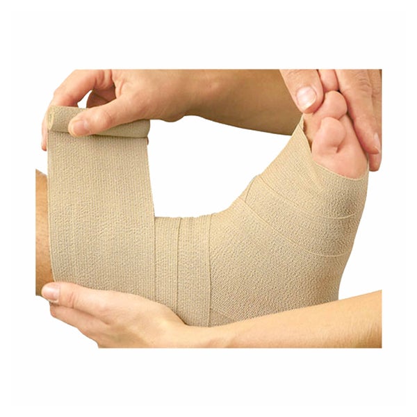 Lohmann & Rauscher Dauerbinde K Langzugbinde, 7 m, hautfreundlich, luftdurchlässig - 1 Packung = 1 Stück, einzeln in Faltschachtel, Maße: 20 cm x 7 m 1 St