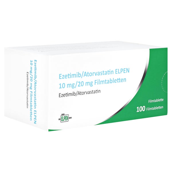 EZETIMIB/Atorvastatin ELPEN 10 mg/20 mg Filmtabl. 100 St