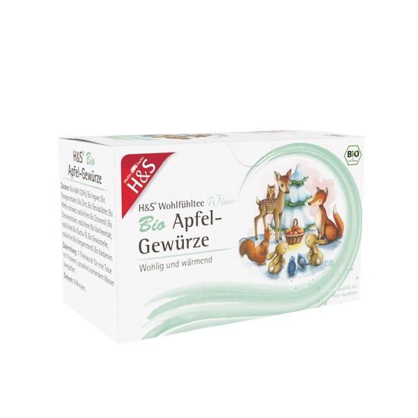 H&S Wintertee Bio Apfel-Gewürze Filterbe 20X2,0 g