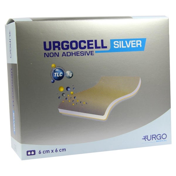 Urgocell Silver non Adhesive Verband 6x6 10 St