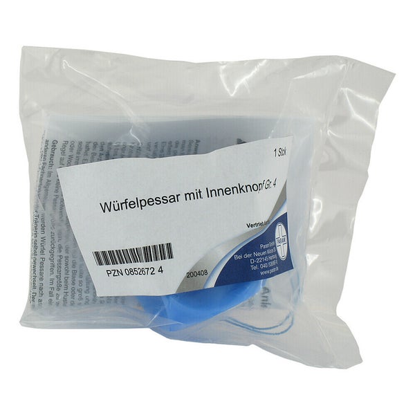 Arabin Würfel Pessar m.Innenknopf Gr.4 1 St