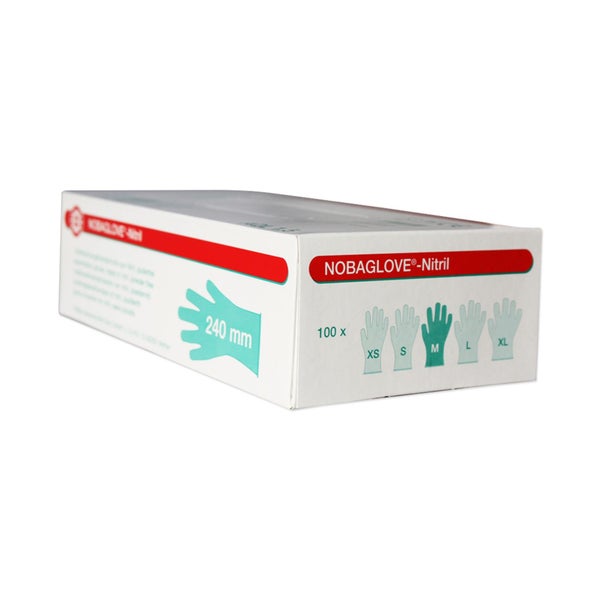 NOBA Nobaglove Nitril classic Einmalhandschuhe blau 100 Stück - M 100 St
