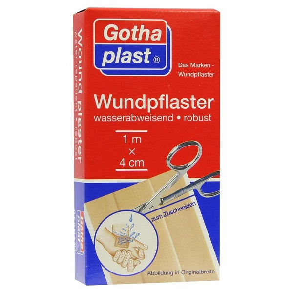Gothaplast Wundpfl.robust 4 cmx1 m wasse 1 St
