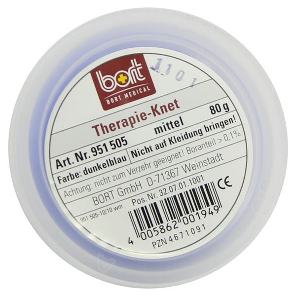 BORT Therapie Knet mittel dunkelblau 80 g