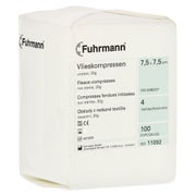 Vlieskompressen Unsteril 7,5x7,5 cm 4lag 100 St