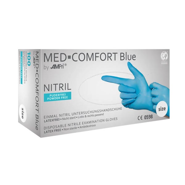 MED Comfort Blue U.Hands.Nitril unster.p 100 St 100 St