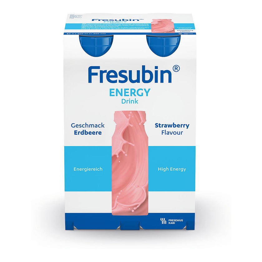Fresubin Energy Trinknahrung Erdbeere 4X200 ml