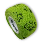 Produktabbildung: LisaCare Fingerpflaster - Hund Grün - 2,5cm x 4,5m 1 St
