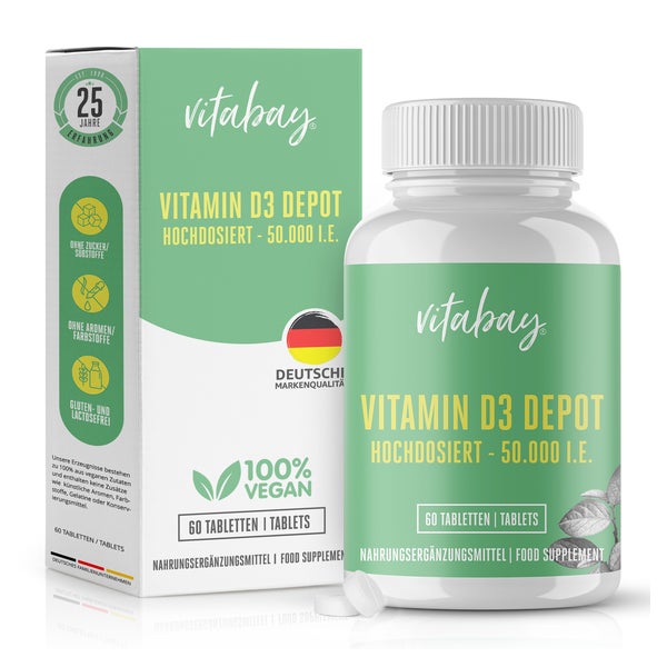 Vitabay Vitamin D3 Depot 50.000 I.E. 60 St