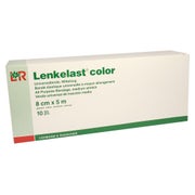 Lohmann & Rauscher Lenkelast color Universalbinde blau 10 Stück - 8 cm x 5 m 10 St