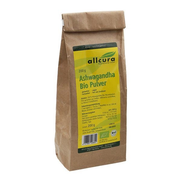 Ashwagandha BIO Pulver 200 g