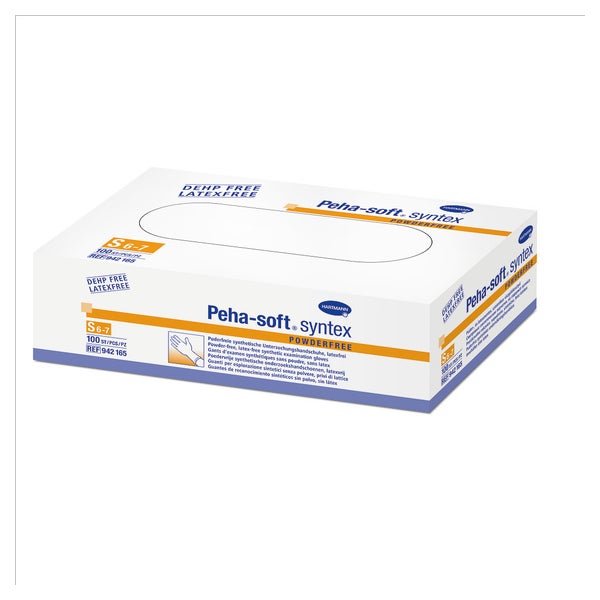 Hartmann Peha-soft syntex Vinyl Untersuchungshandschuhe weiß Gr. S 100 St