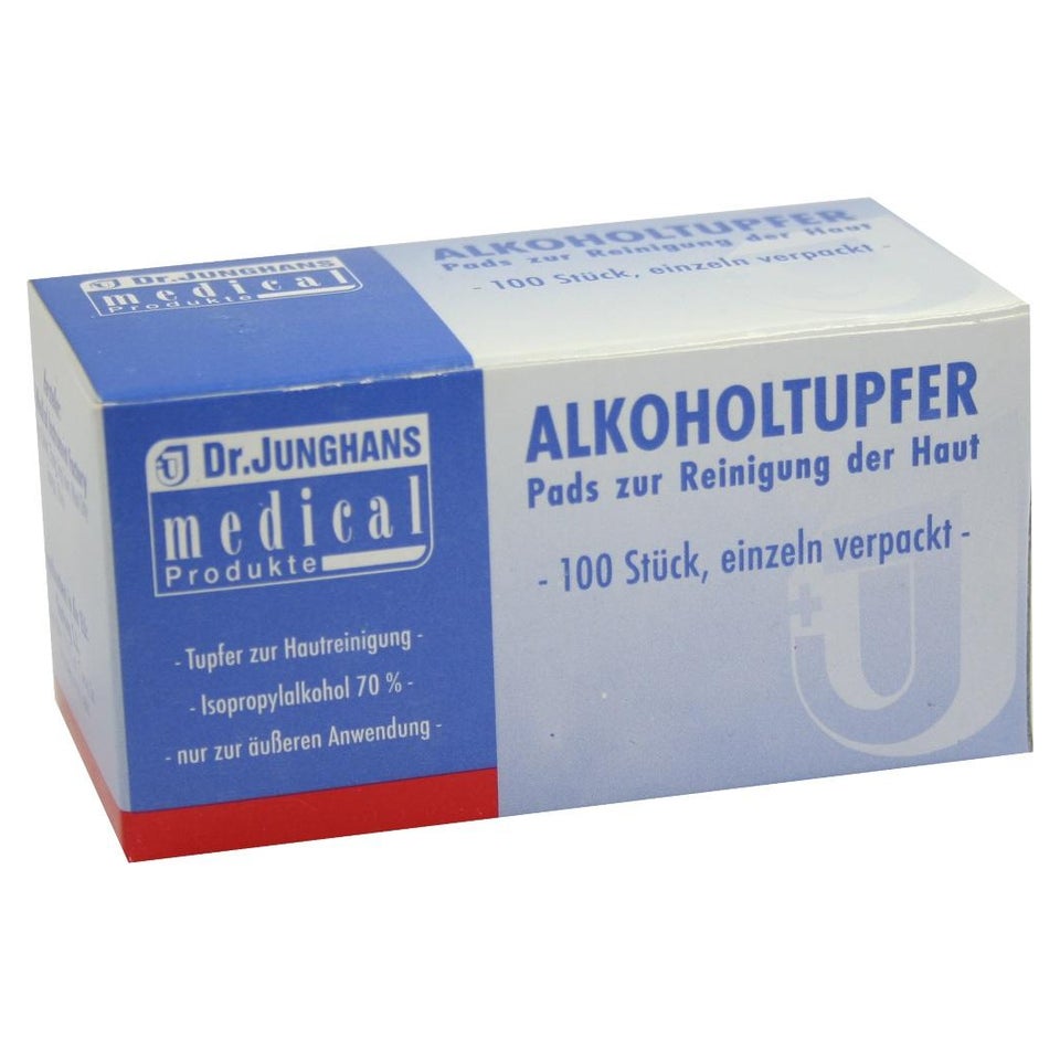 ALKOHOLTUPFER Steril 3x6cm – 100 Stück, Praktisch Für Desinfektion & Reinigung