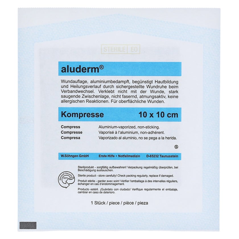 Söhngen aluderm20 Kompresse, 10 x 10 cm 1 St