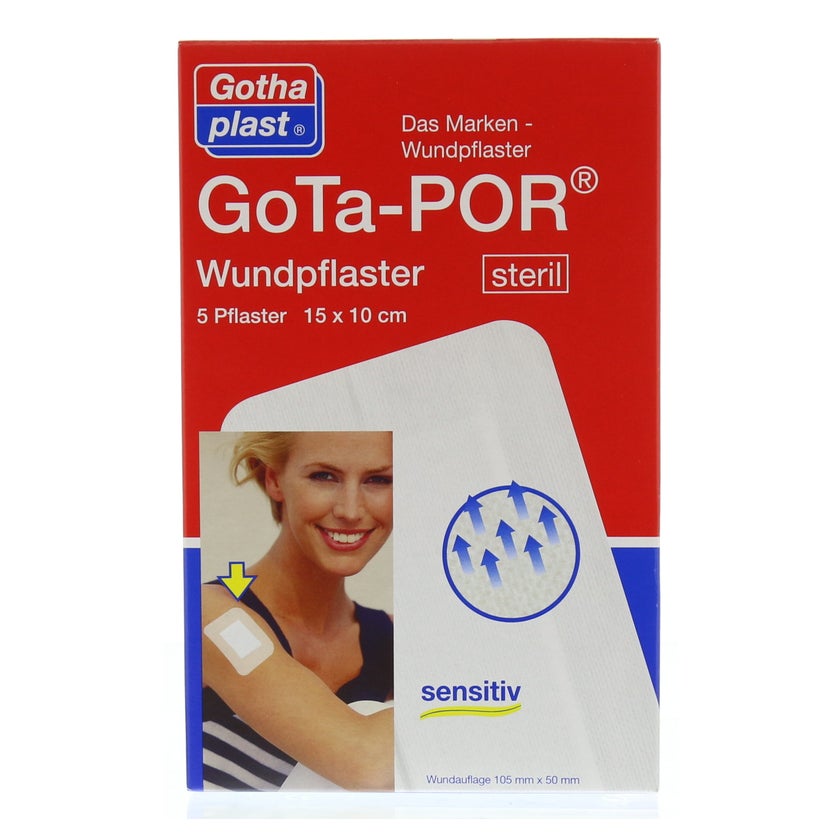 Gota-por Wundpflaster Steril 100x150 mm 5 St