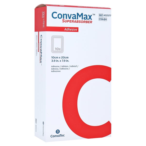 Convamax Superabsorber Adhäsiv 10x20 cm 10 St