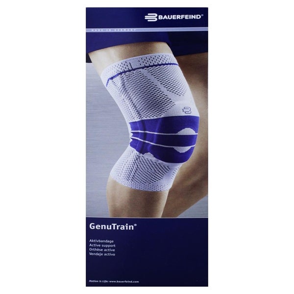 Bauerfeind GenuTrain Kniebandage, Gr. 0, natur 1 St