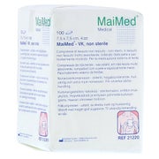 Maimed Vlieskompressen unsteril 4-lagig 100 Stück - 7,5 x 7,5 cm 100 St