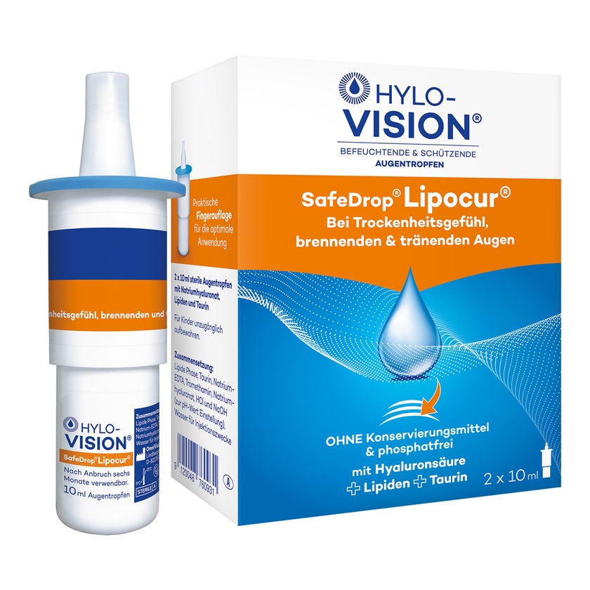 Hylo-Vision SafeDrop Lipocur 2X10 ml